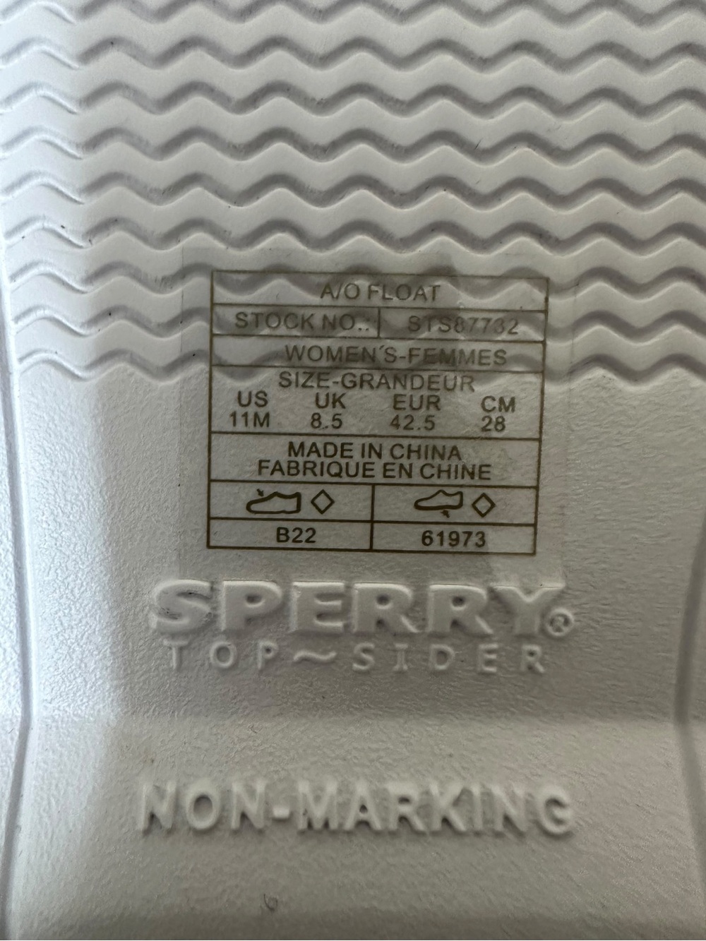 Sperry A/O Float Authentic Original Americana Shoes Womens 11 Mens 9.5 STS87732 - Picture 7 of 7